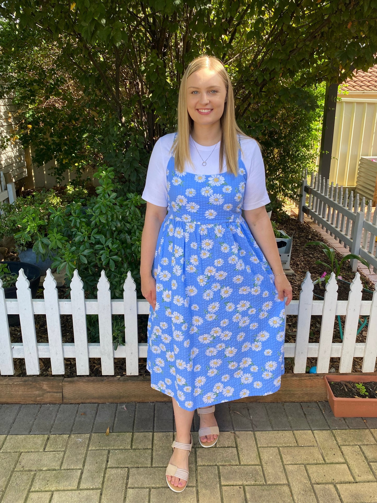 Katie Dress - Blue Floral