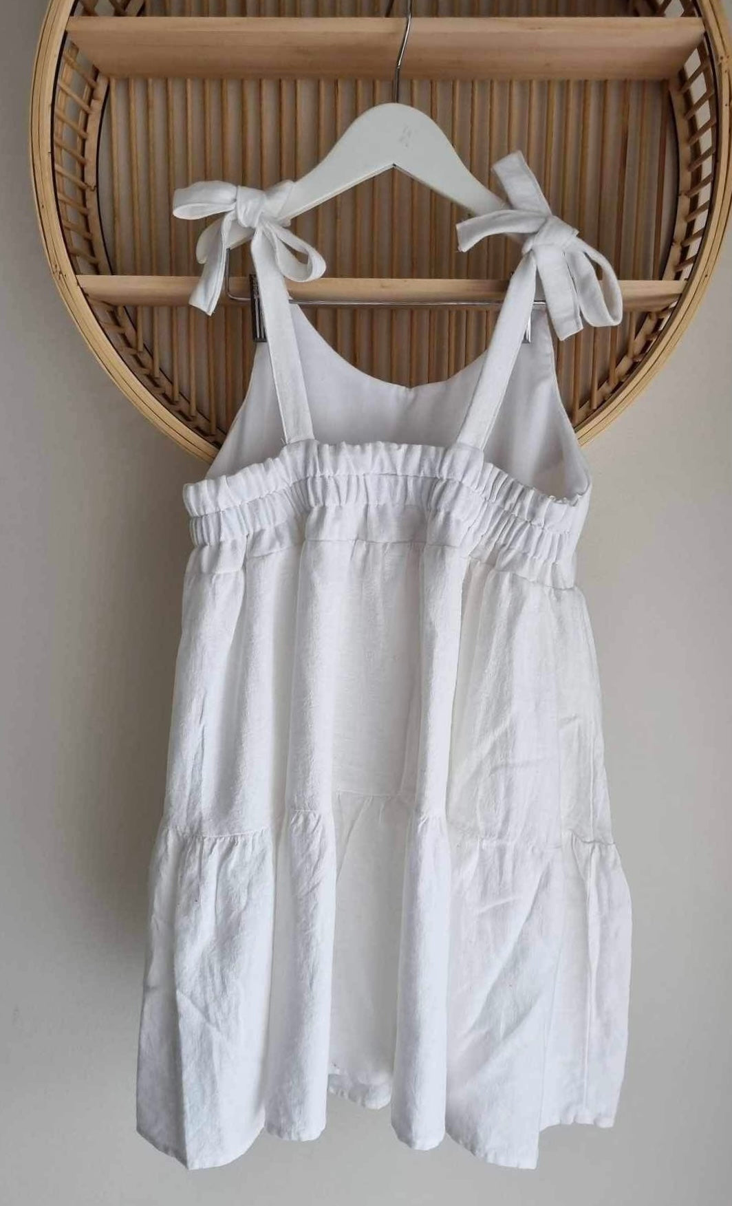 Dress Candy Size 10 - White Linen