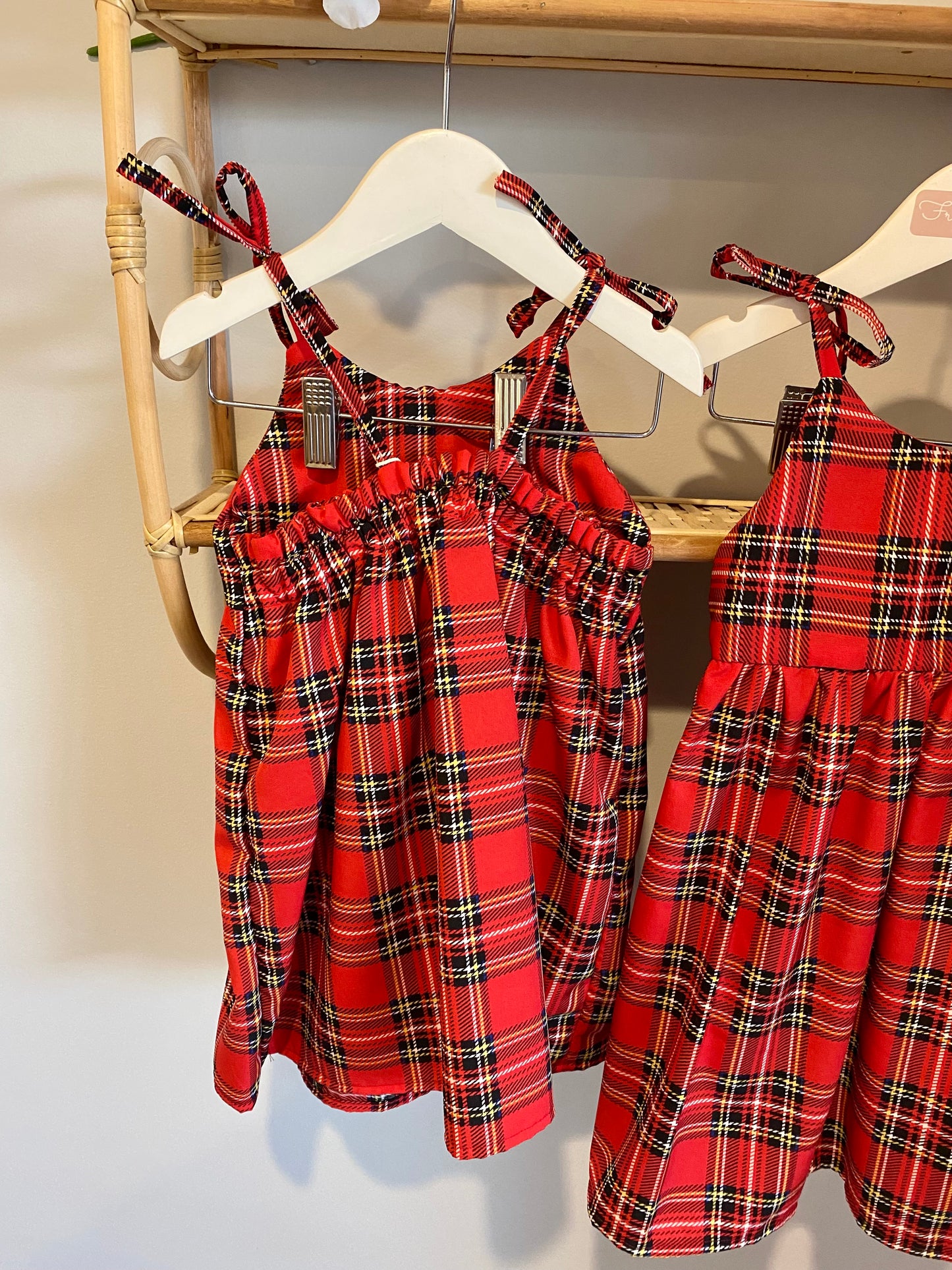 Little Girls Brodie Dress - Tartan