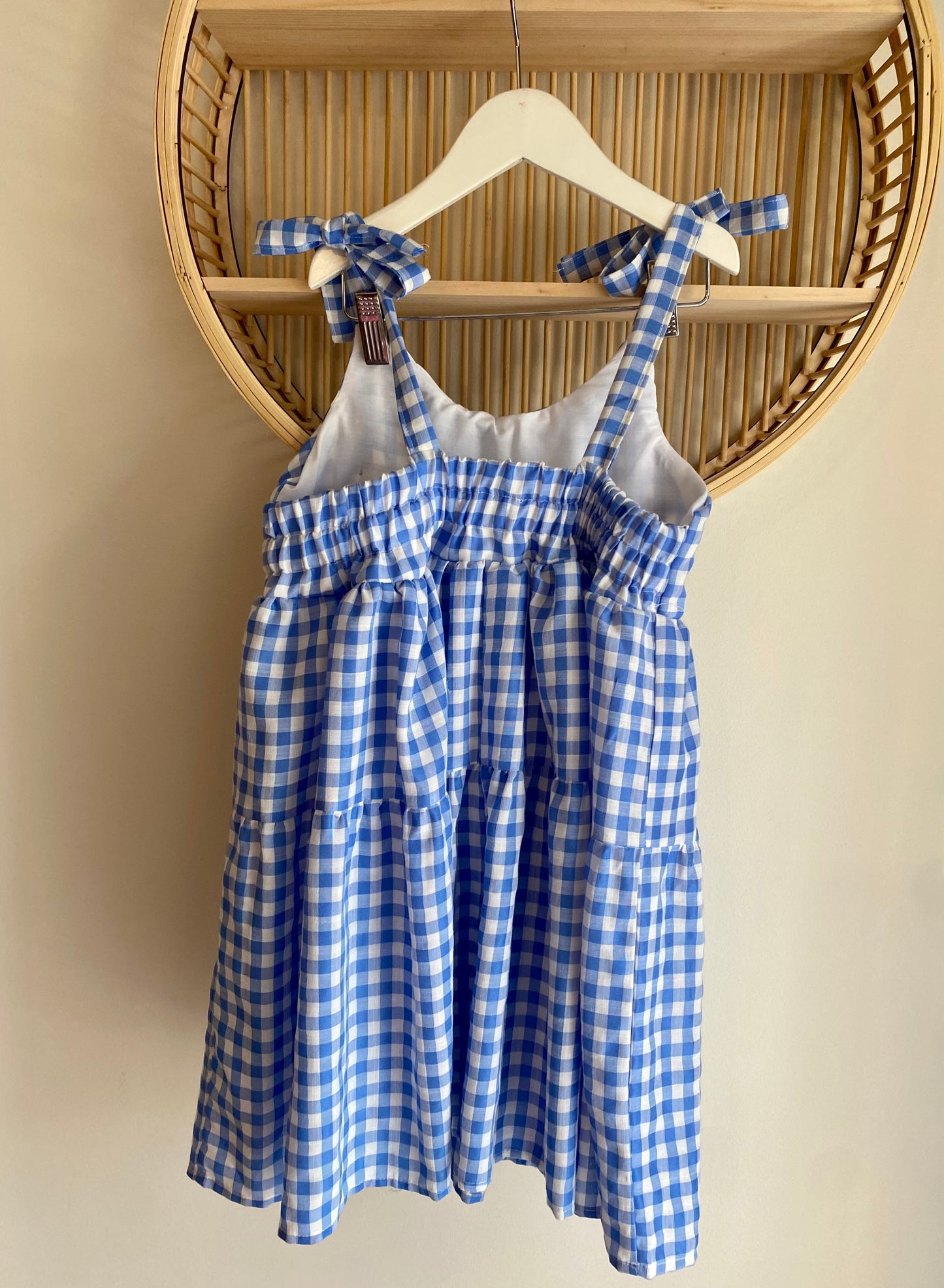 Dress Candy Size 8 - Blue Gingham