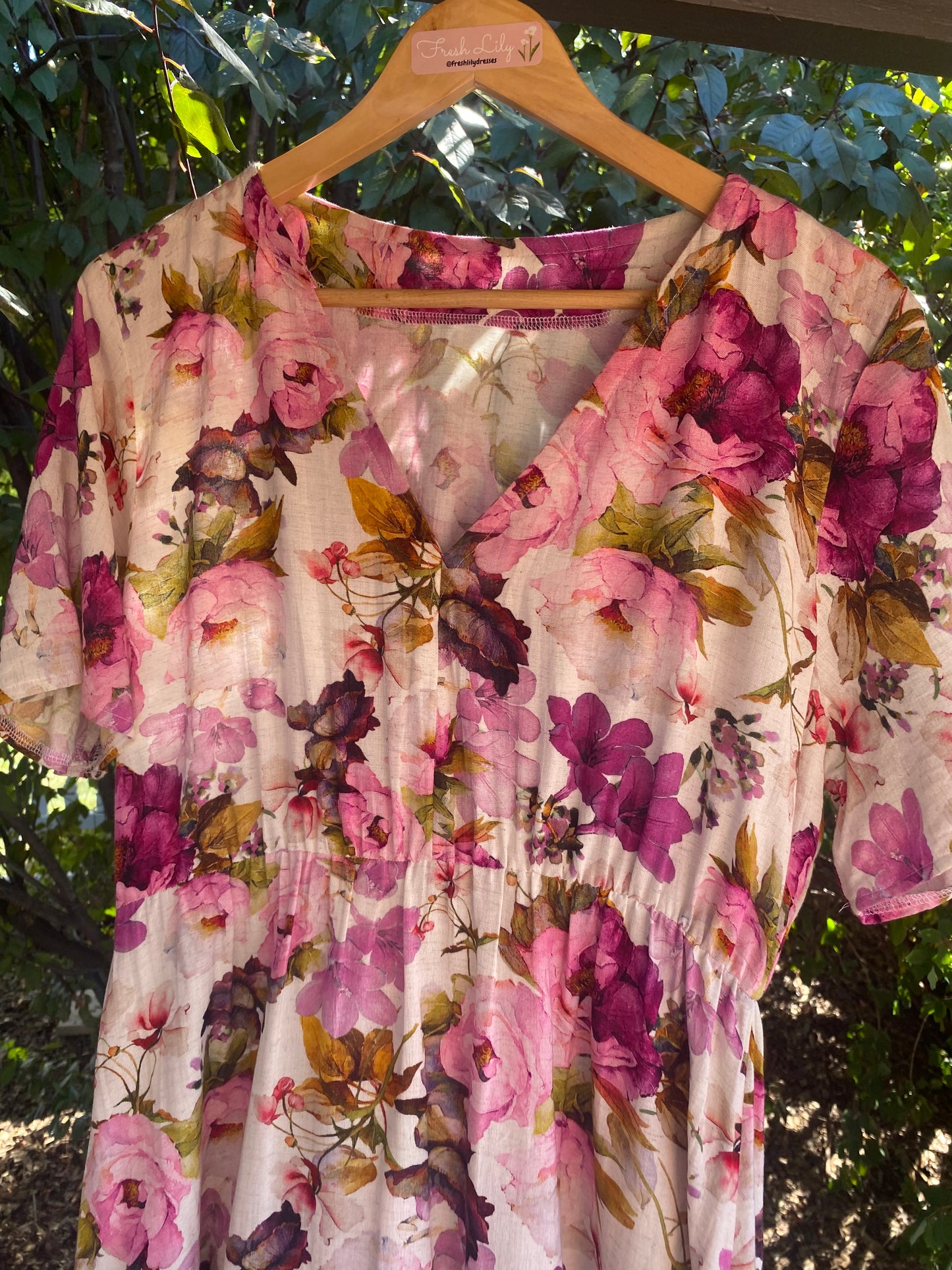 Kathryn Dress Pink Rose - Size xLarge