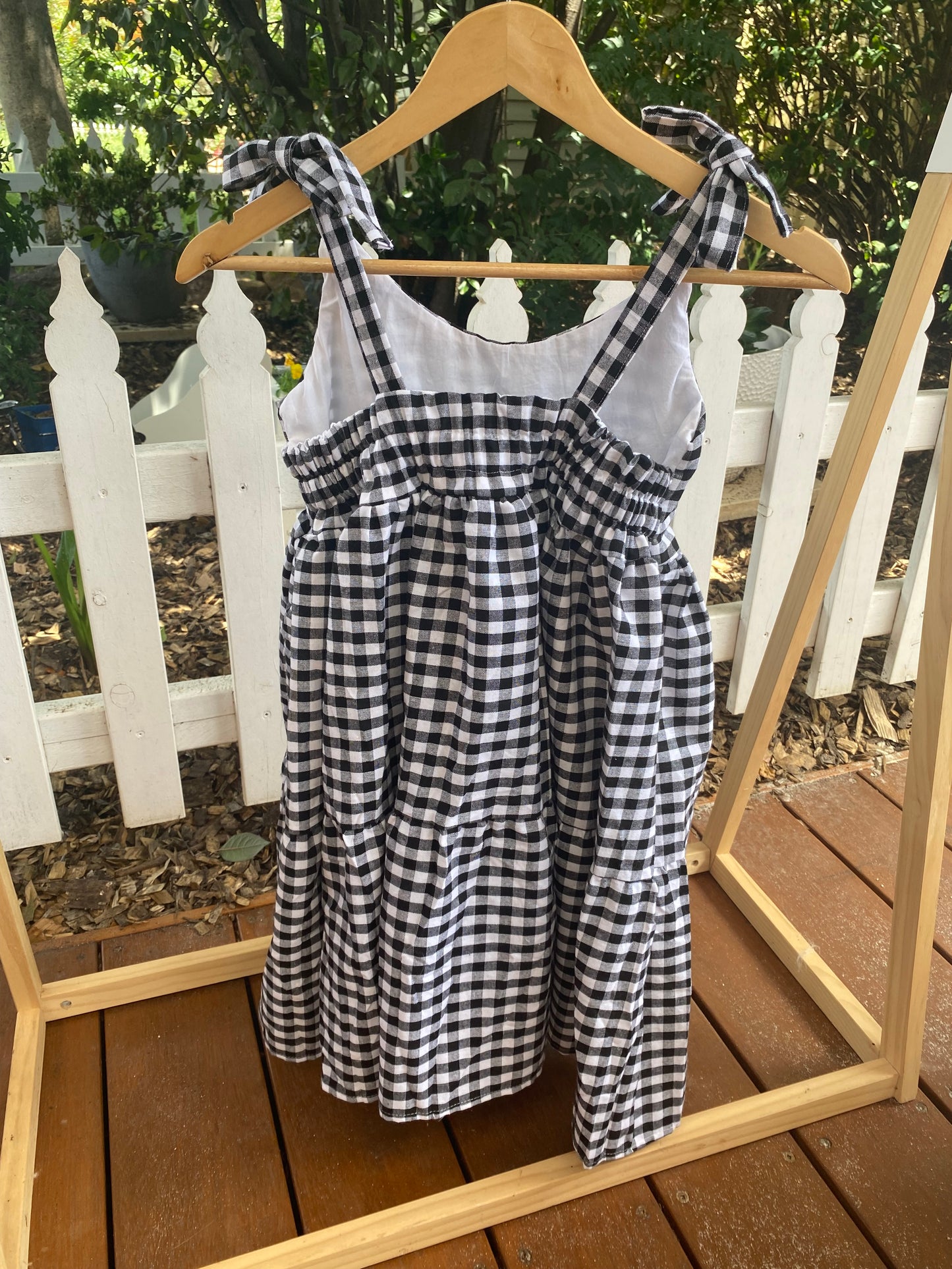 Dress Candy Size 12 - Black & White Gingham