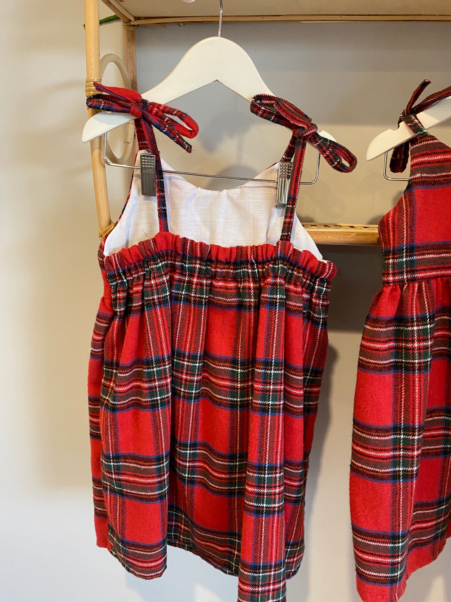 Little Girls Brodie Dress - Warm Tartan