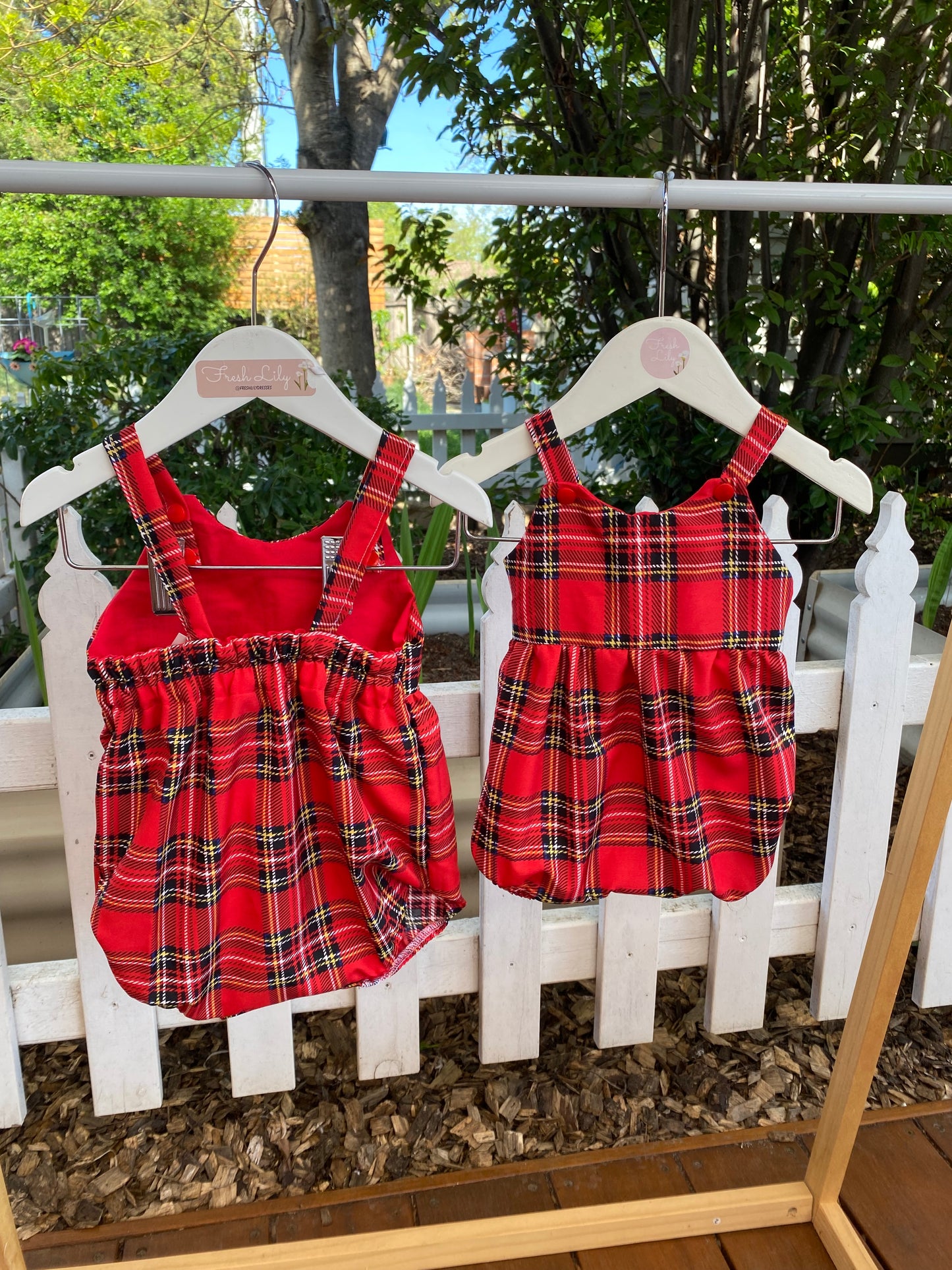 Christmas - Rosie Romper Tartan